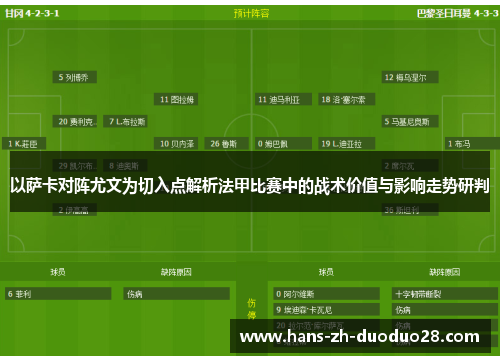 以萨卡对阵尤文为切入点解析法甲比赛中的战术价值与影响走势研判